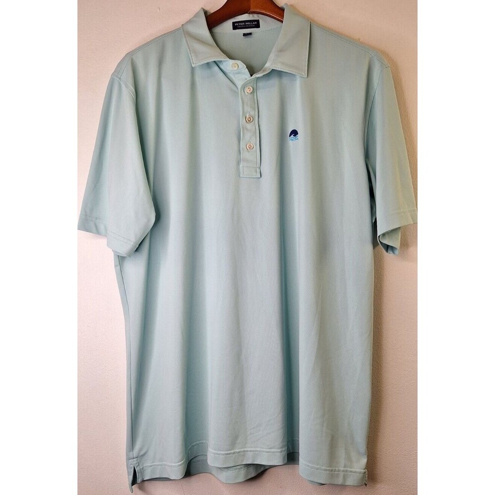 PETER MILLAR Crown Crafted Golf Polo Shirt Men's XXL Preppy Athleisure Activewea